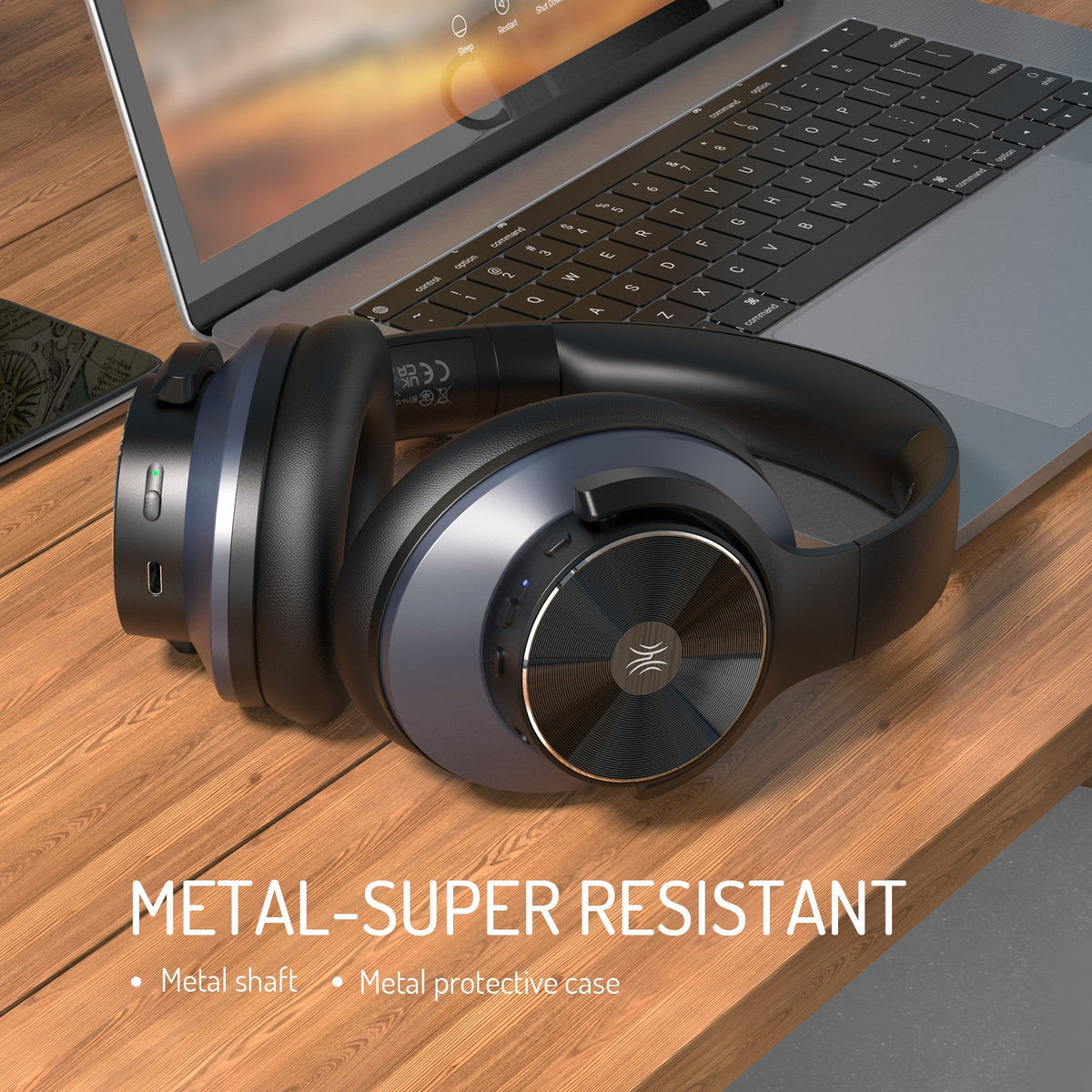 Dione | Headphones Bluetooth Cancelamento Ativo de Ruído Sem Fio