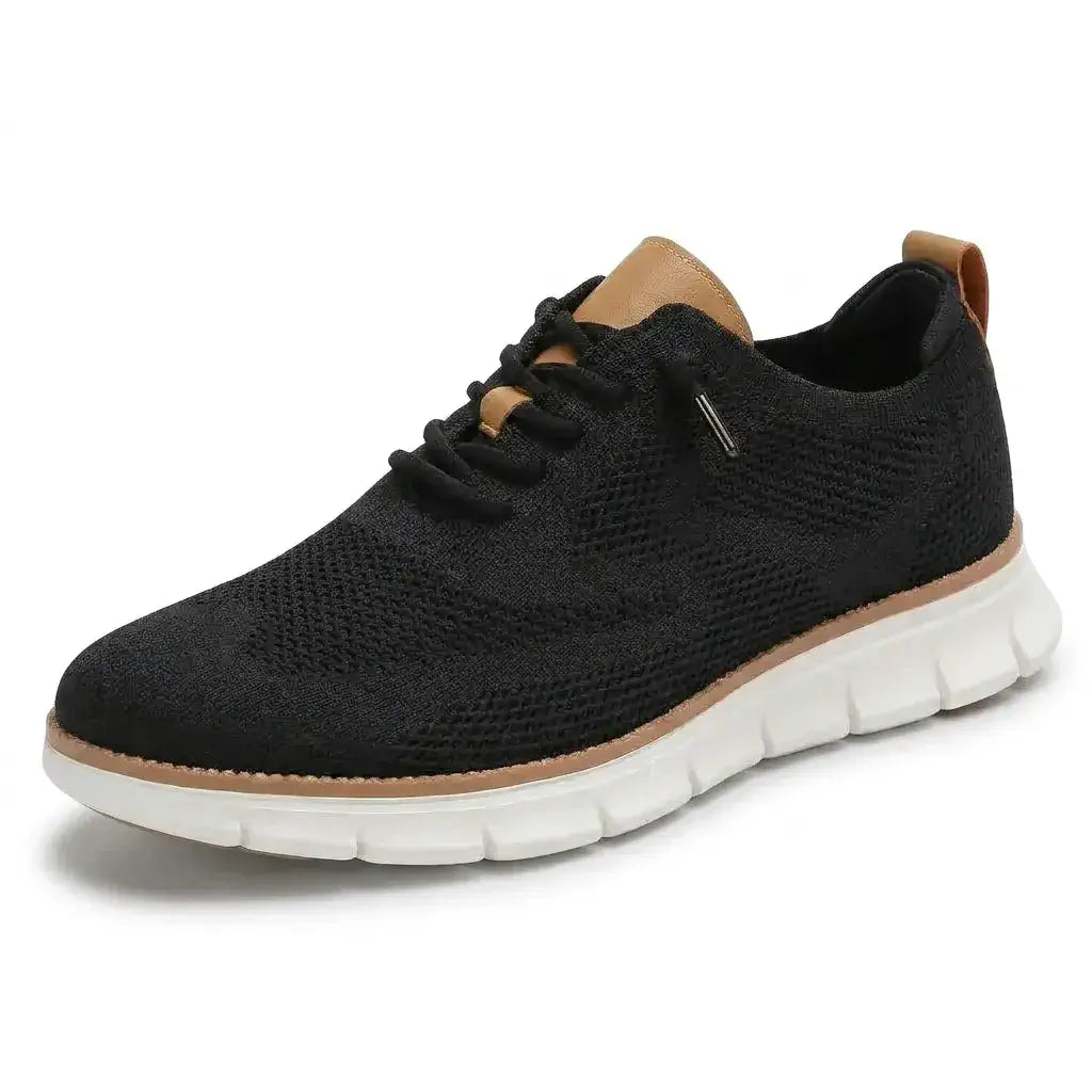 Gigi | Homem Sapato Ortopédico Knit Derby Antiderrapante
