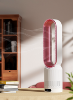 Ventilador Torre Sem Pás 3 em 1 Purificador UV