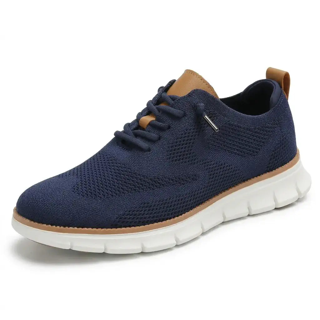 Gigi | Homem Sapato Ortopédico Knit Derby Antiderrapante