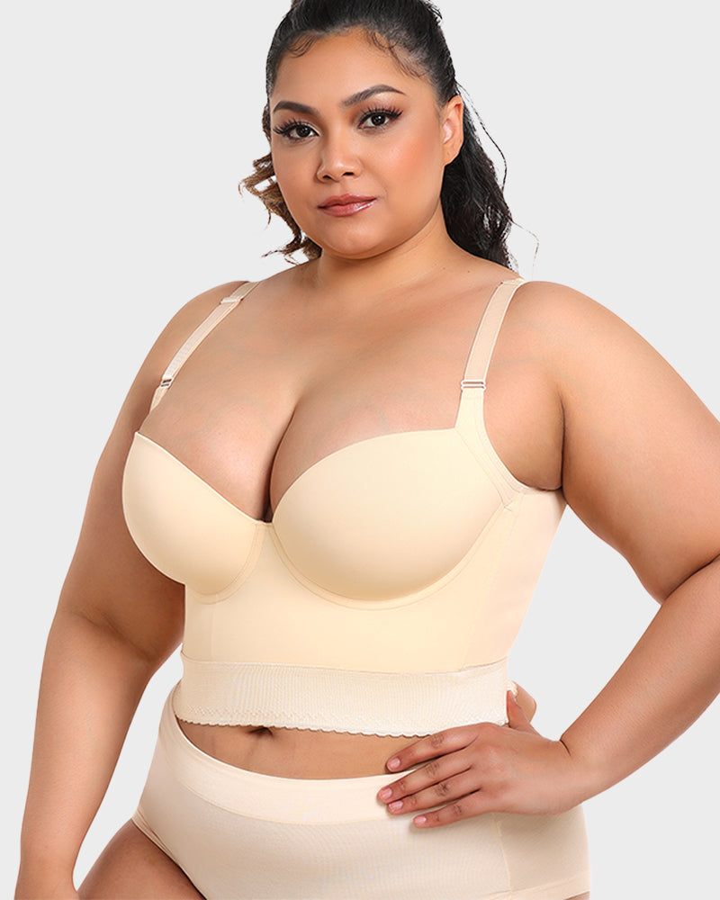 Anouk | Sutiã Push Up Feminino Longline Acolchoado com Bojo