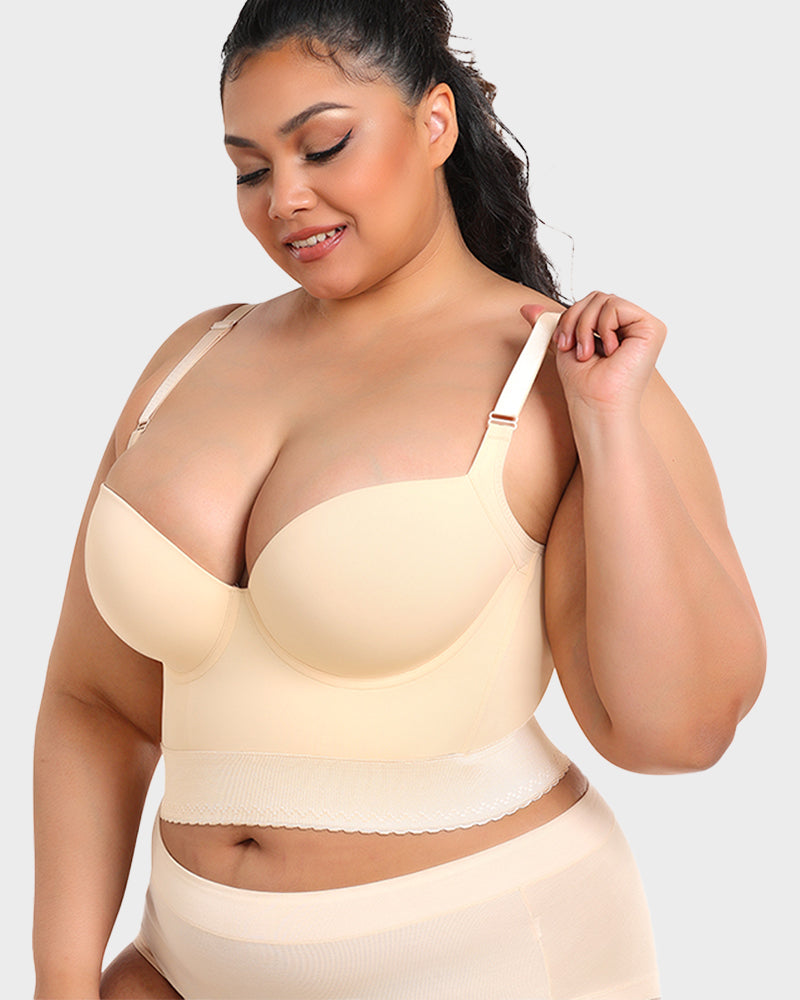 Anouk | Sutiã Push Up Feminino Longline Acolchoado com Bojo