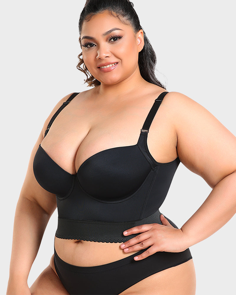 Anouk | Sutiã Push Up Feminino Longline Acolchoado com Bojo