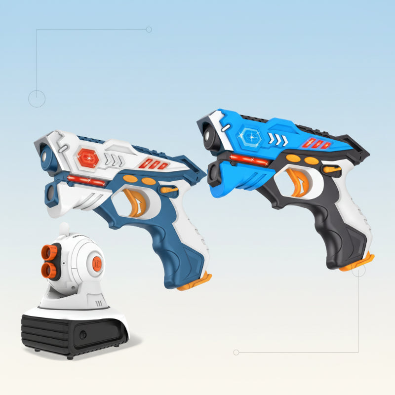 Birdie | Laser Tag Set | Pistolas Infravermelhas para Crianças | 2 a 6 Jogadores