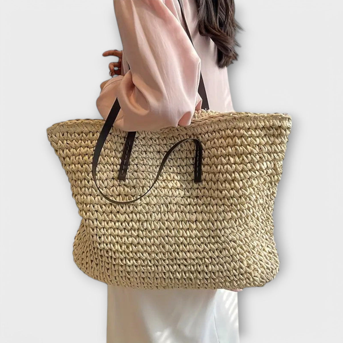 Sorrel | Bolsa de Palha Trançada Feminina Ombro