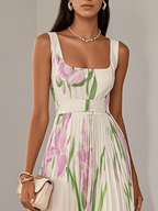 Amara | Vestido Feminino Floral Corte A Boho