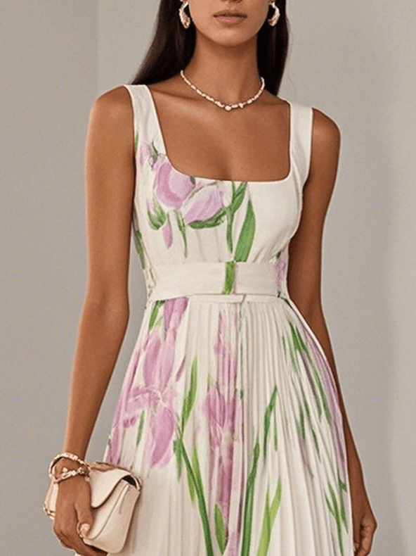 Amara | Vestido Feminino Floral Corte A Boho