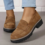 Della | Mocassins ortopédicos de plataforma femininos com suporte do arco