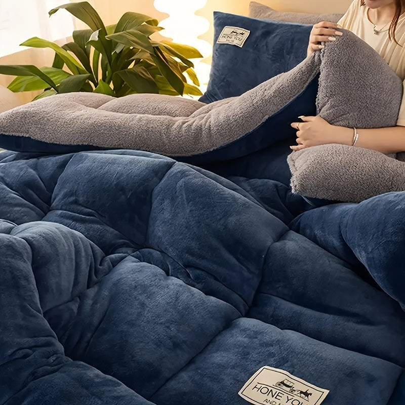 Freya | Edredom Plush Extra Grosso Antistático Outono Inverno