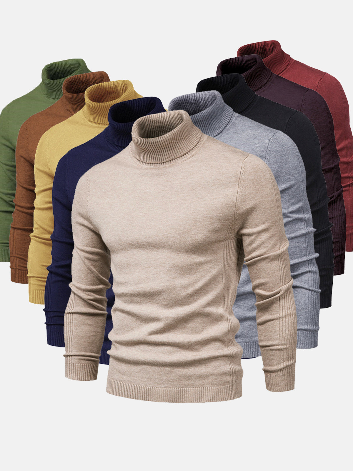 Ondine | Homem Camisola Gola Alta Algodão
