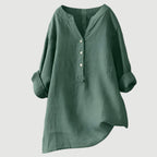 Marlow | Blusa de Linho Feminina Relaxada