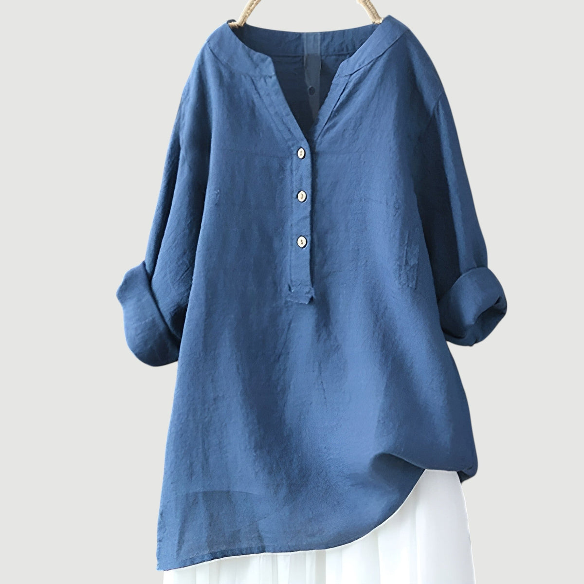 Marlow | Blusa de Linho Feminina Relaxada