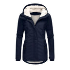 Liora | Mulher Parka com Forro Sherpa Impermeável