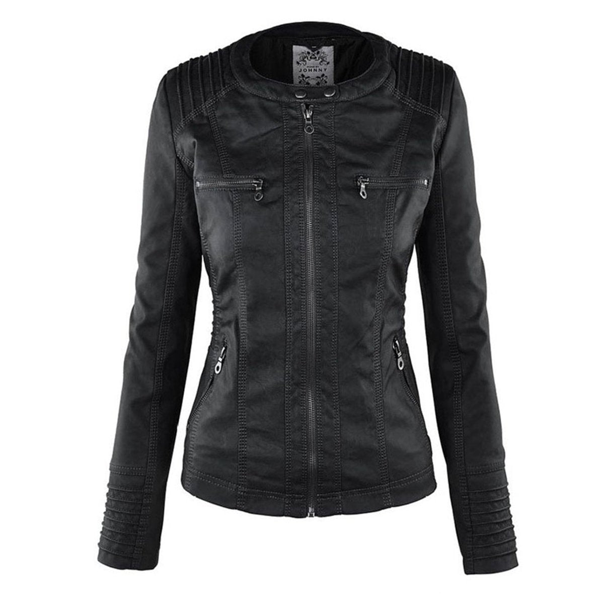 Faye | Mulher Jaqueta com Capuz e Zíper Slim Fit