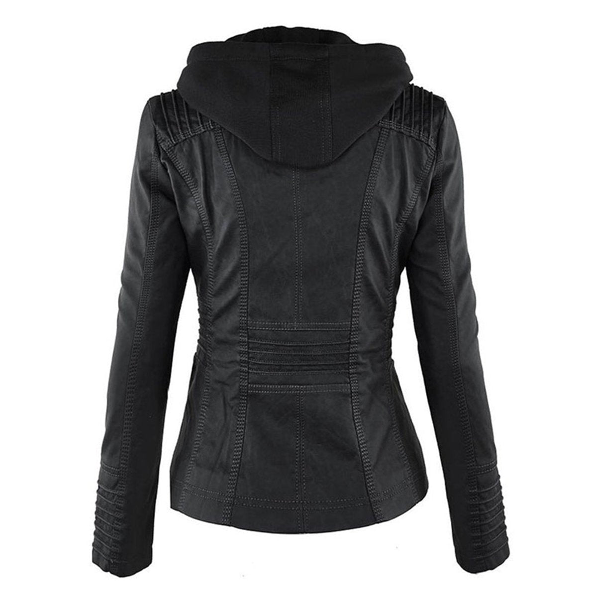 Faye | Mulher Jaqueta com Capuz e Zíper Slim Fit