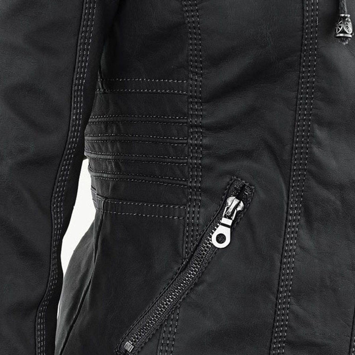 Faye | Mulher Jaqueta com Capuz e Zíper Slim Fit