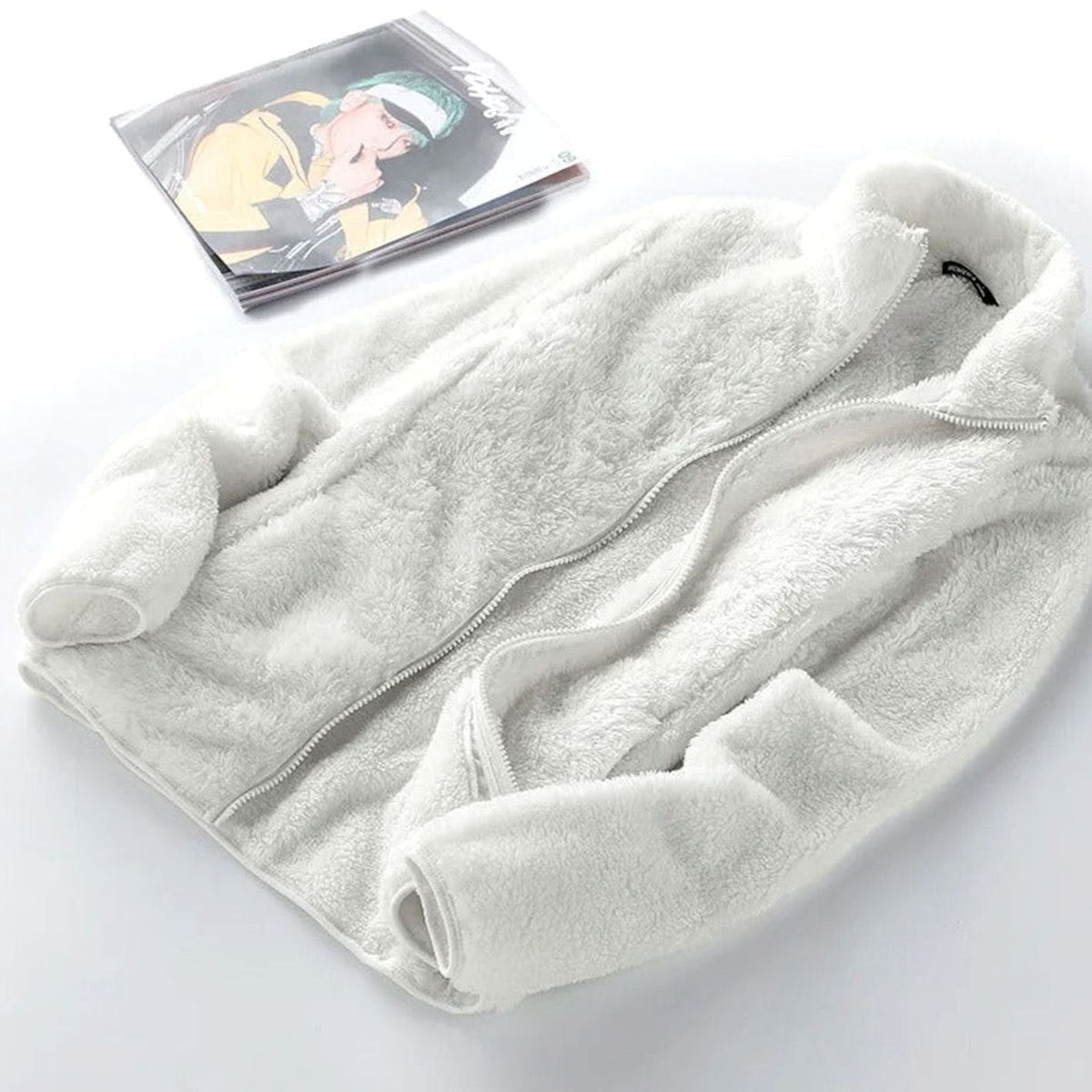 Sorrel | Mulheres Fleece Oversized Jaqueta Gola Alta com Zíper