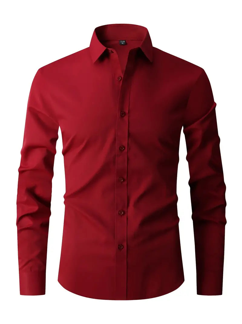 Luna | Camisa Slim Fit Masculina com Botões