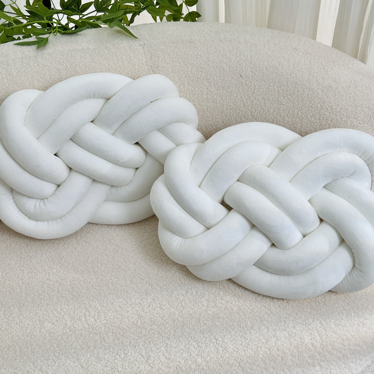 Pearl | Almofadas Decorativas | Pack 2 Unidades, Pelúcia Macia | Sofá, Cama, Sala
