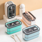 Lunchbox Bento Aço Inoxidável | 2 Camadas, Organizada | Halcyon