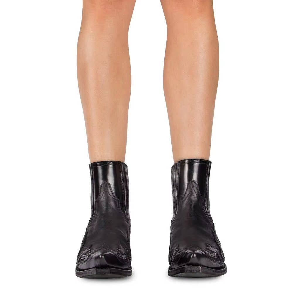 Botas de Pele Country Cano Curto Mulher