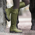 Wynne | Botas Impermeáveis Femininas com Fivelas Abaixo do Joelho