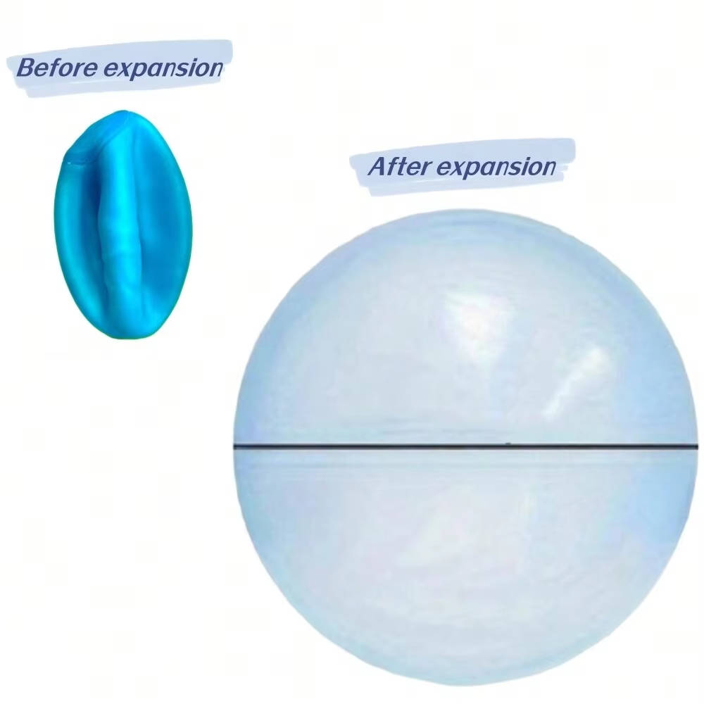 Linnea | Bola Balão Gigante de Gel | Kit com 3 | Transparente, Resistente