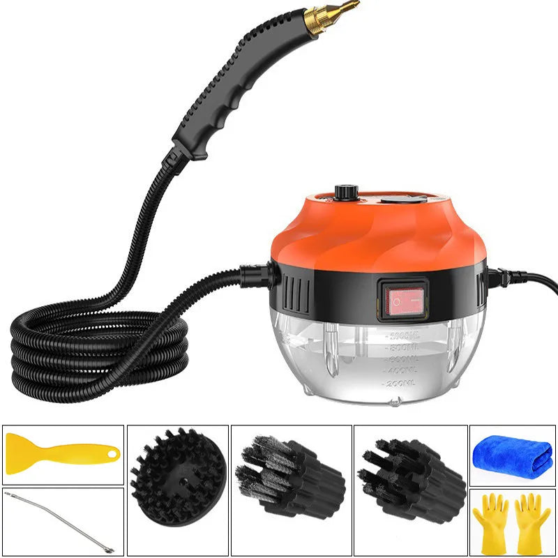 Zara | Limpador a Vapor de Alta Pressão 2800W | Cozinha, Carro e Superfícies | Sem Químicos