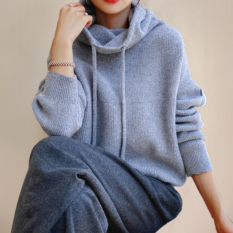 Mulher Camisola de Malha Tricot