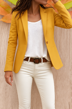 Soraya | Mulher Blazer Escritório Slim Fit