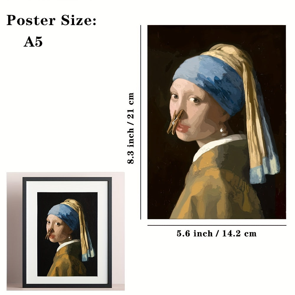 Vera | Poster de Parede para Casa de Banho | Engraçado, Impermeável | 40x29cm