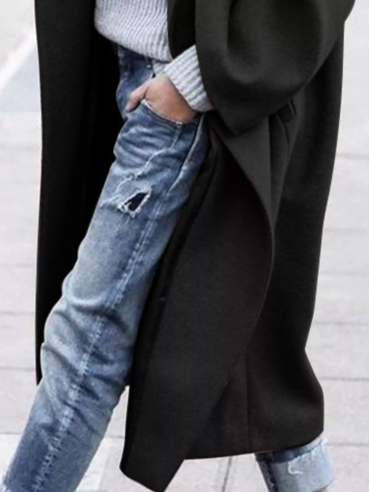 Luna | Casaco Longo Feminino Oversized Inverno