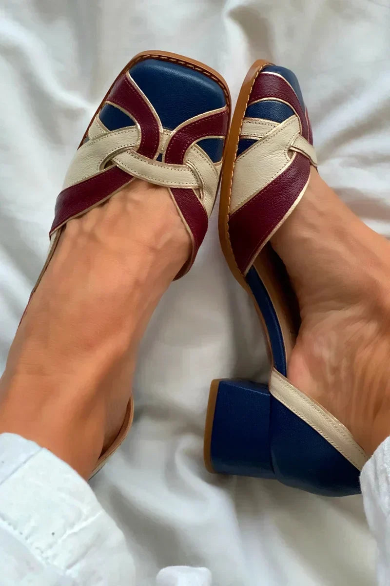 Marlowe | Sapatilhas Slip-On Tricolor Trançadas