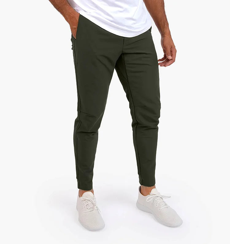 Calças de Fato Masculinas | Tecido Stretch Elástico | Escritório e Lazer