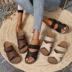 Sandálias Plataforma Femininas | Tiras Entrelaçadas, Estilo Casual