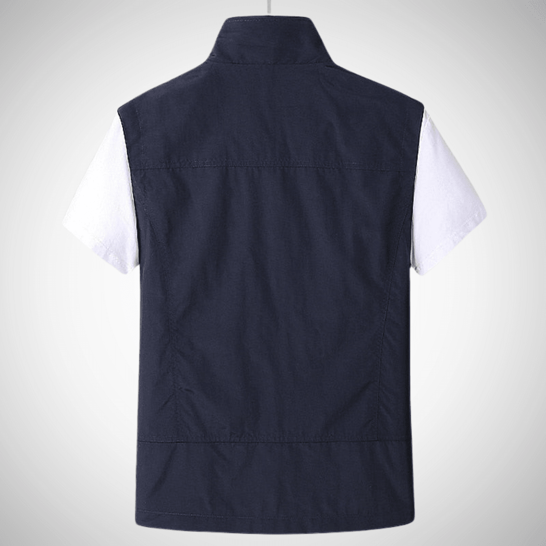 Wenna | Colete Masculino Utility Regular Fit com Bolsos