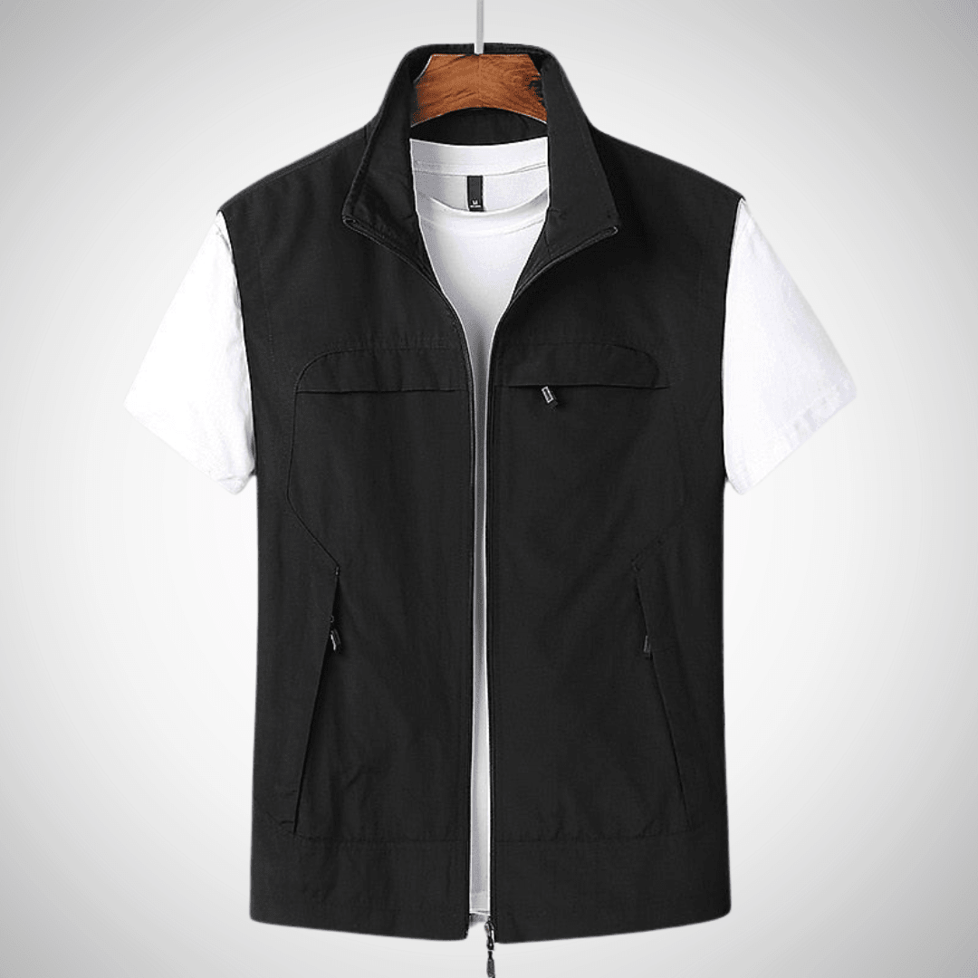 Wenna | Colete Masculino Utility Regular Fit com Bolsos