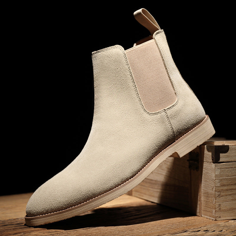 Botas Chelsea Masculinas | Camurça, Tornozelo Baixo | Elegantes