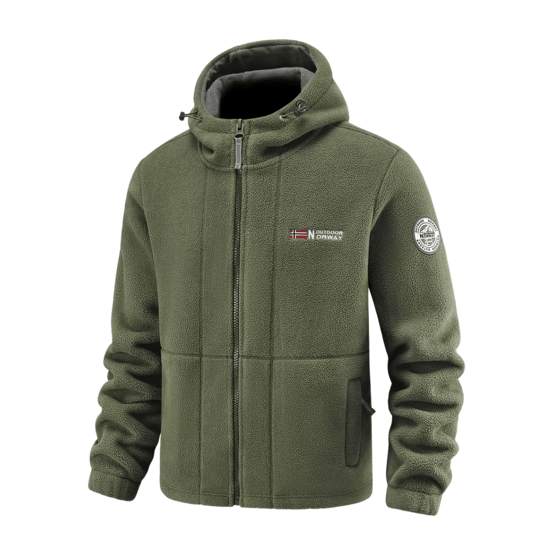 Vada | Casaco Fleece Masculino Corta-Vento Regular Fit