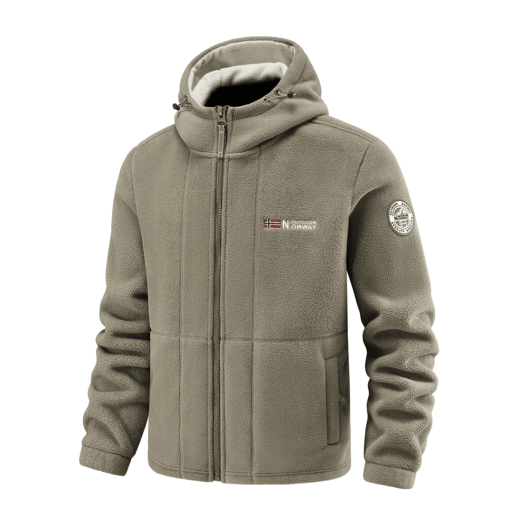 Vada | Casaco Fleece Masculino Corta-Vento Regular Fit