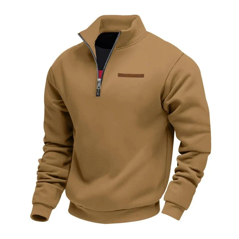 Lux | Homem Fleece Camisola Half-Zip Regular Fit