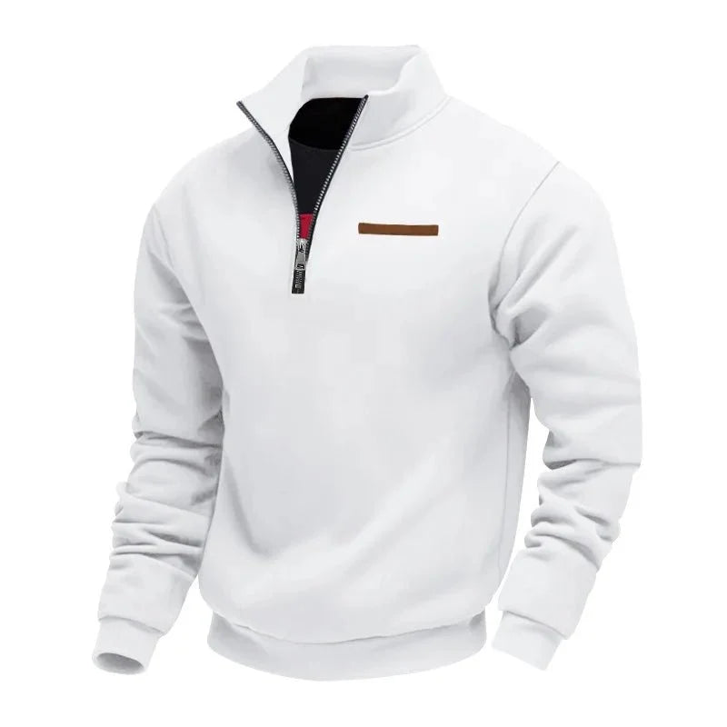 Lux | Homem Fleece Camisola Half-Zip Regular Fit