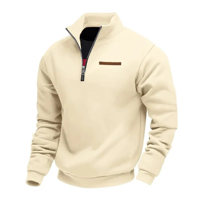 Lux | Homem Fleece Camisola Half-Zip Regular Fit