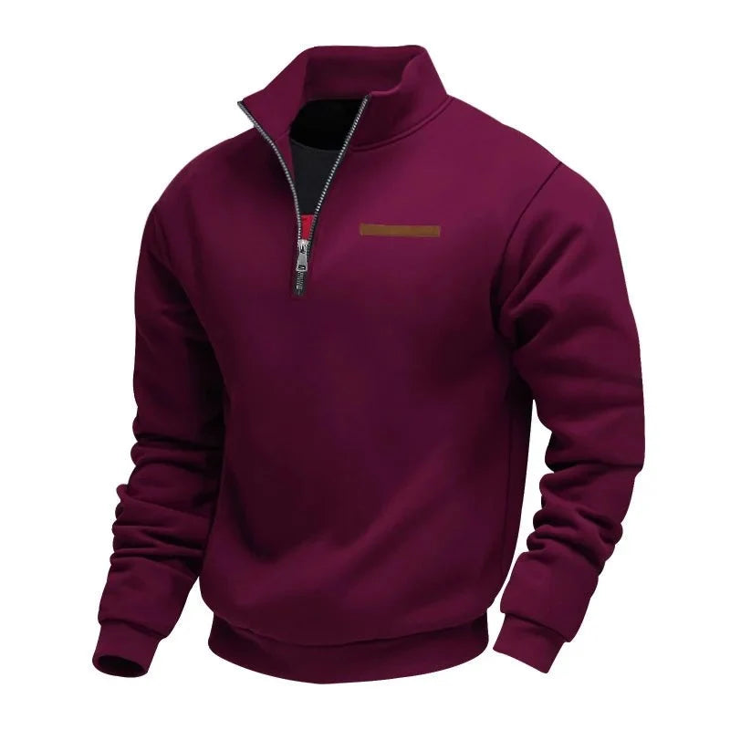 Lux | Homem Fleece Camisola Half-Zip Regular Fit