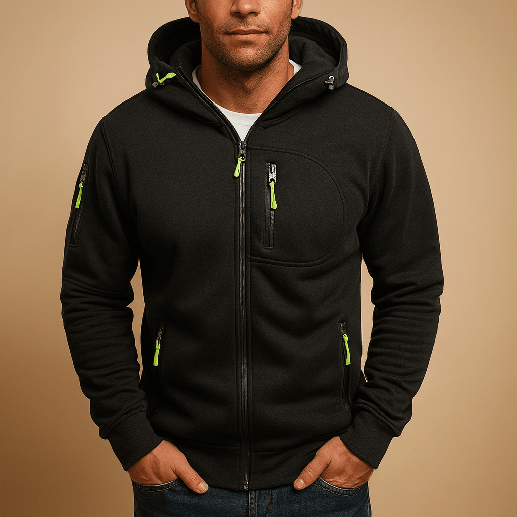 Zelda | Homem Hoodie com Fecho de Correr Regular Fit
