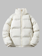 Blusão acolchoado homem forrado a polar regular fit para inverno