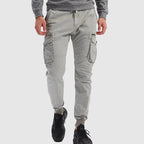 Calças Cargo Jogger Táticas Masculinas Cintura Elástica