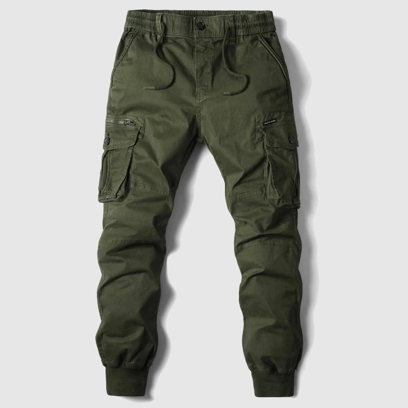 Calças Cargo Jogger Táticas Masculinas Cintura Elástica