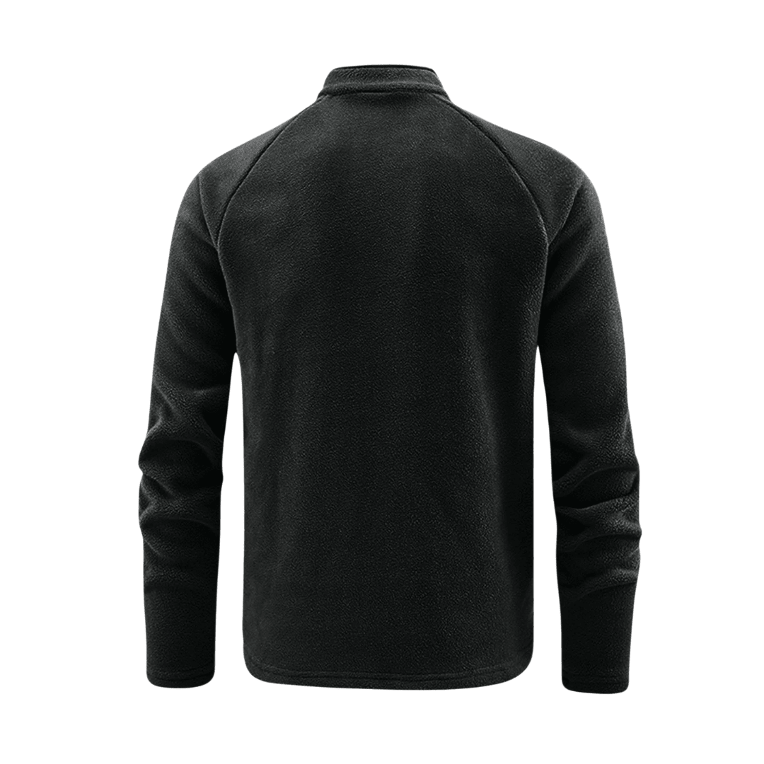 Lena | Homem Fleece Térmico Meio Fecho Casaco Regular Fit