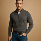 Homem Camisola Half-Zip Regular Fit